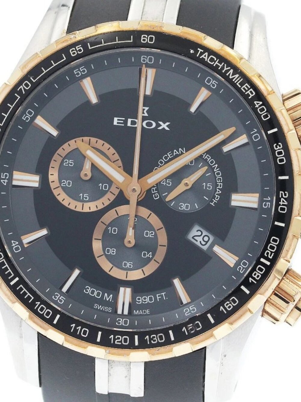 EDOX Grand Ocean 10226-357RCA-NIR Chronograph black Dial Quartz Men's